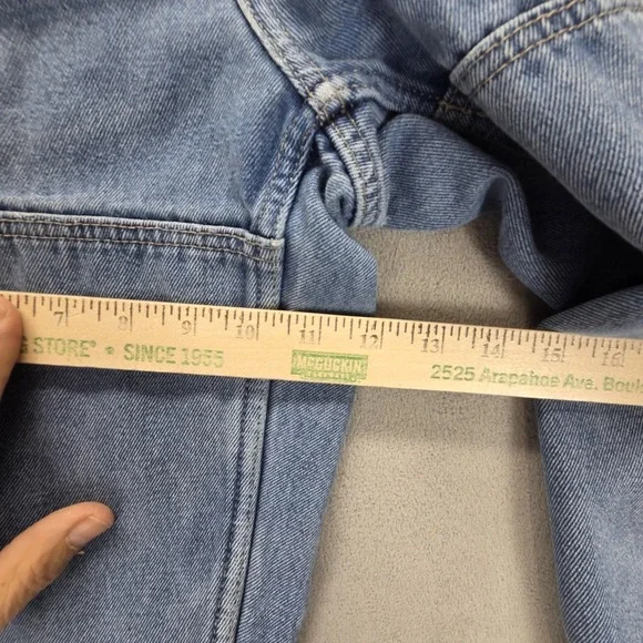 Vans Rowan Jeans Mens Blue Loose Fit Straight Double Knee Skater Y2K Fits 29x30 - Picture 6 of 16